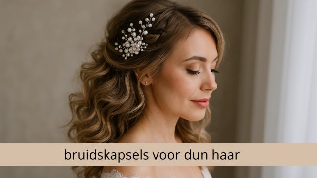 bruidskapsels voor dun haar