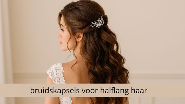 bruidskapsels voor halflang haar